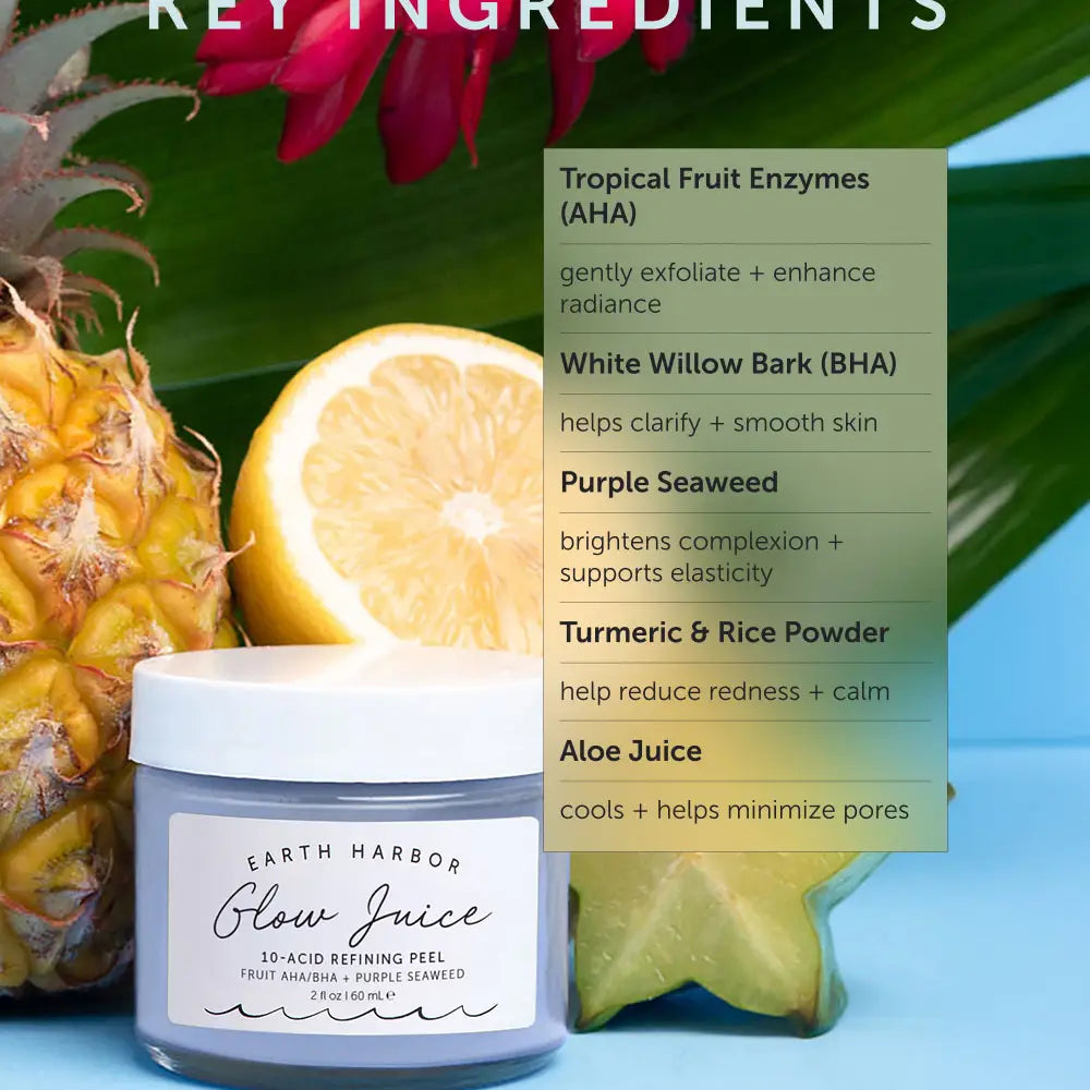 Glow Juice 10-Acid Refining Peel: Fruit Aha/Bha