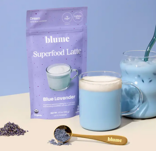 Blume Superfood Latte Powder, Blue Lavender