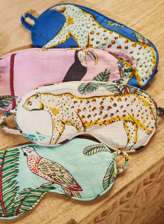 Jungle Print Eye Mask